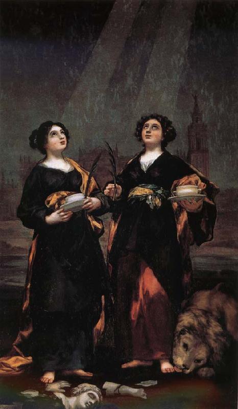 Francisco Goya Saints Justa and Rufina France oil painting art
